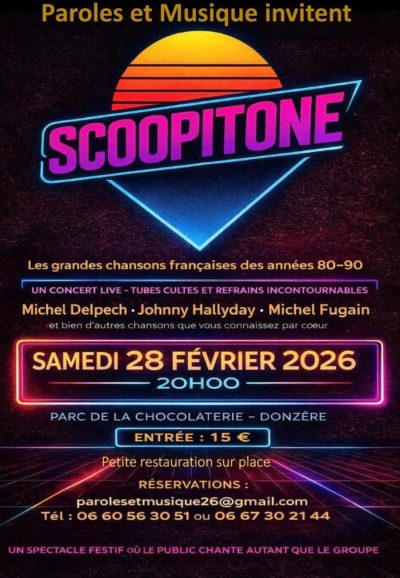 Concert Scoopitone - Paroles et Musique
