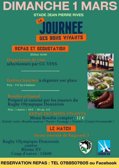 La Journée des Bons Vivants au Stade Jean-Pierre Rives