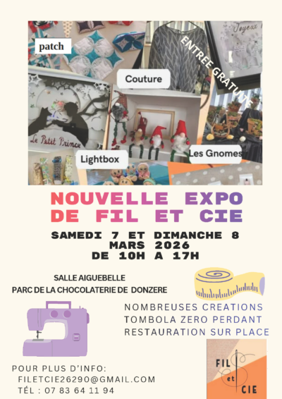 Nouvelle exposition « De Fil et Cie »