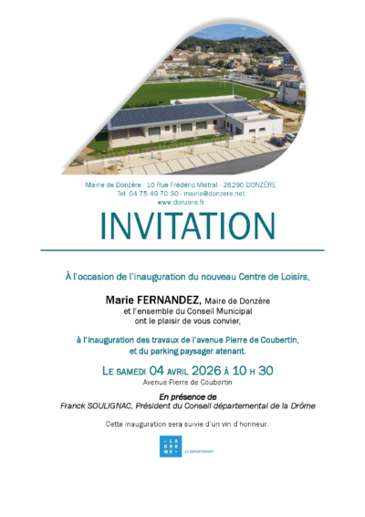 Inauguration du Centre de Loisirs !