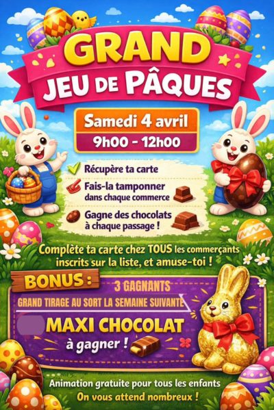 Grand jeu de Pâques : une matinée festive pour les enfants