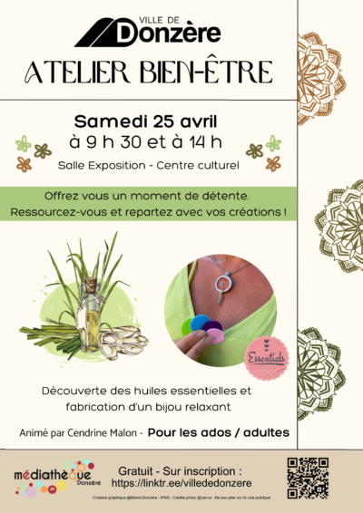 Atelier bien-être : un moment de détente et de création à la médiathèque