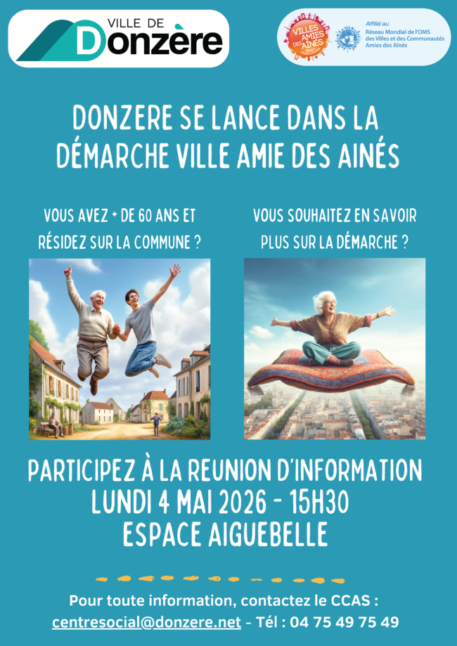 Réunion d'information « Ville Amie des Aînés »