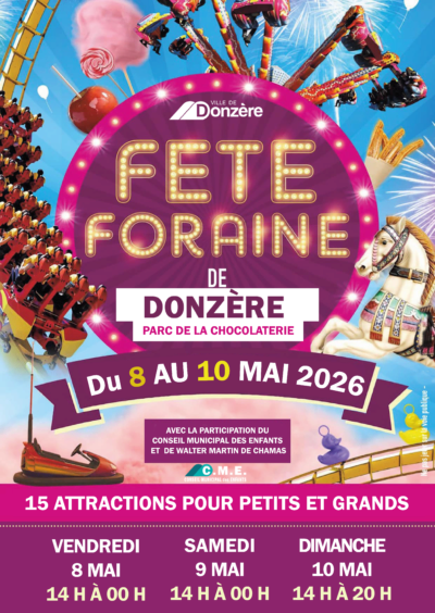 La Fête foraine fait son retour à Donzère !