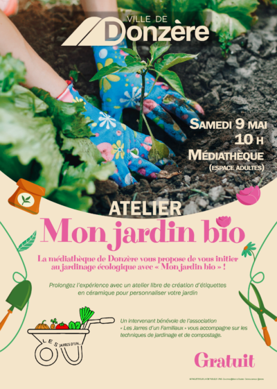 Atelier “Mon jardin bio” : initiez-vous au jardinage écologique