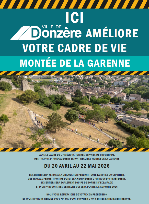 MONTÉE DE LA GARENNE – CHEMINEMENT PIÉTONNIER