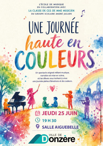 « Une journée haute en couleurs » : un spectacle musical à découvrir le 25 juin
