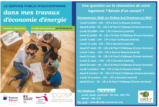 CEDER - Le service public m'accompagne dans mes travaux d'économie d'énergie