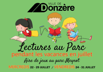 Les Lectures au Parc reviennent cet été à Donzère