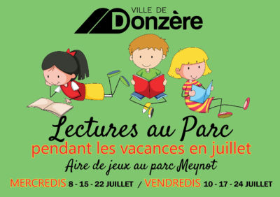 Les Lectures au Parc reviennent cet été à Donzère