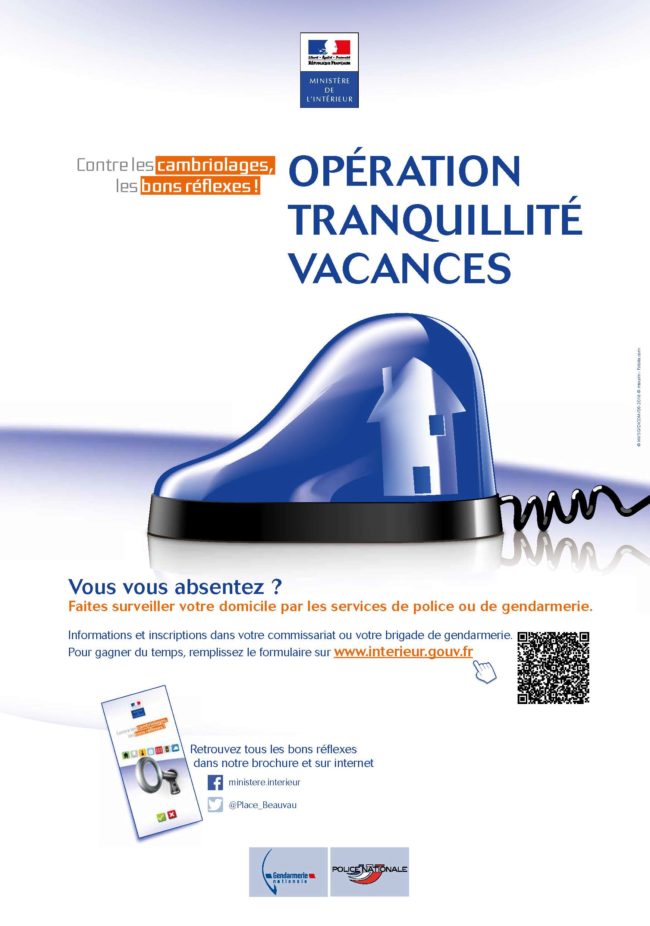 Opération Tranquillité vacances