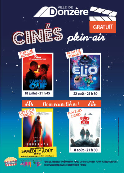Les cinés plein-air reviennent à Donzère cet été !