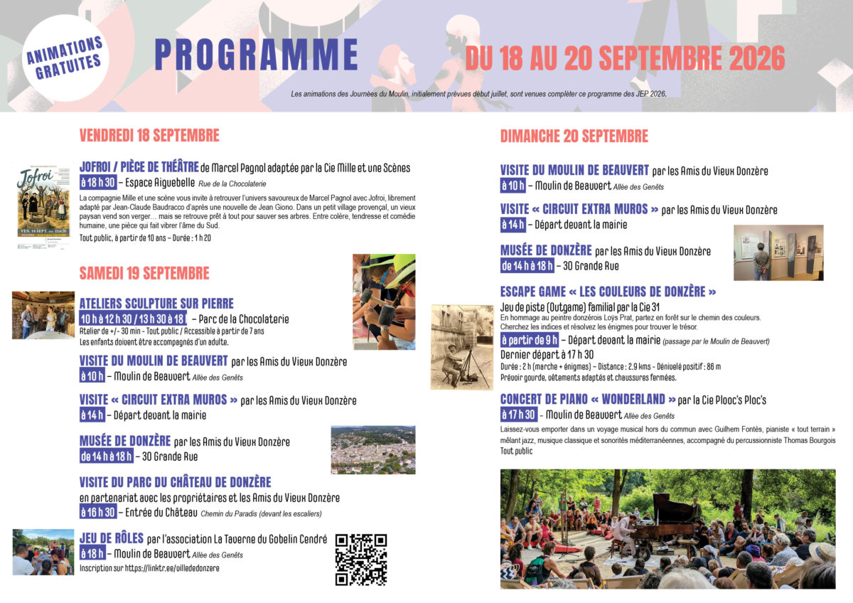 JOURNÉES EUROPÉENNES DU PATRIMOINE