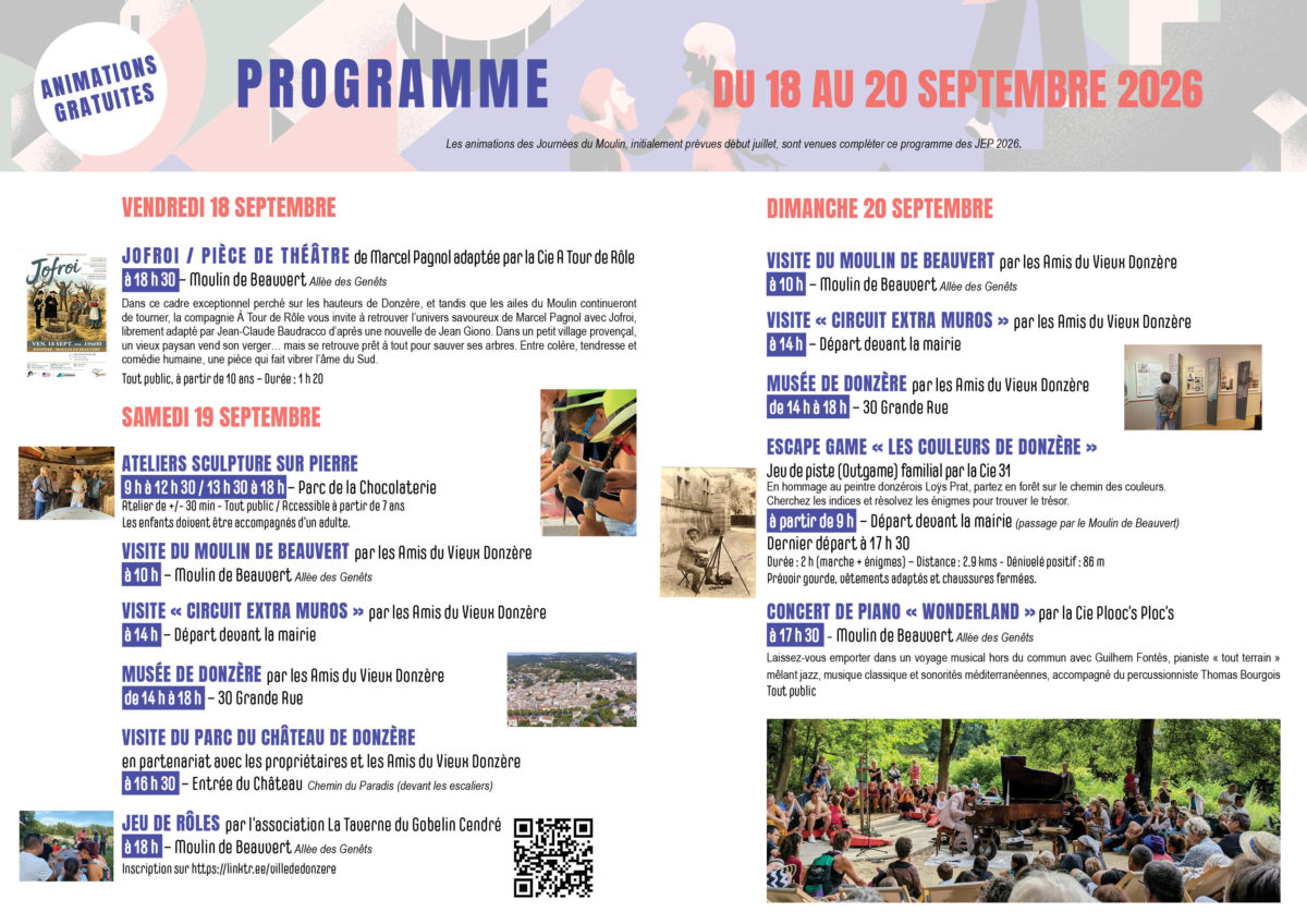 JOURNÉES EUROPÉENNES DU PATRIMOINE