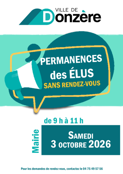 Permanence des élus sans rendez-vous