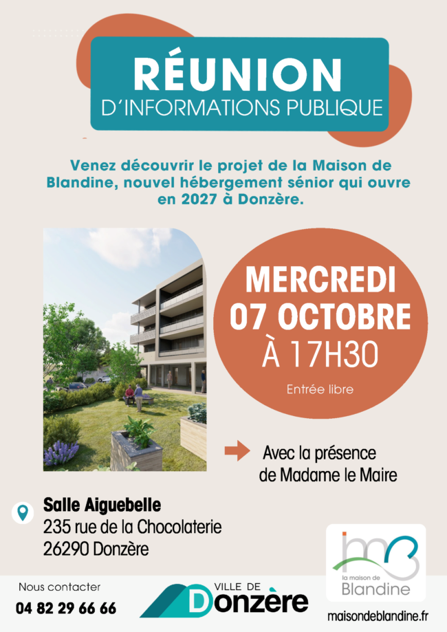 Réunion Publique - Maison Blandine
