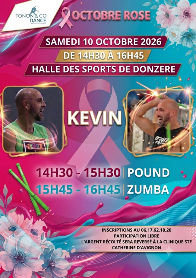 Octobre Rose : un après-midi Pound et Zumba à Donzère