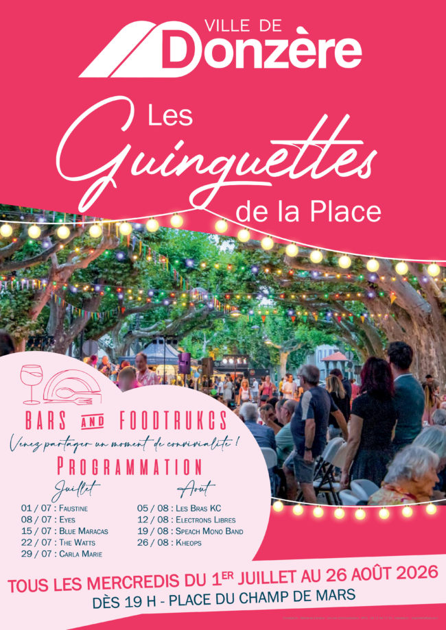 Les Guinguettes de la Place reviennent !