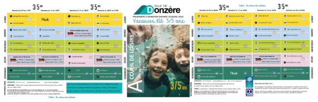 Programme d'Été 3-5 ans