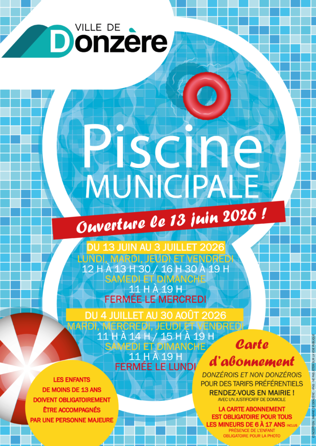 Piscine - Saison 2026