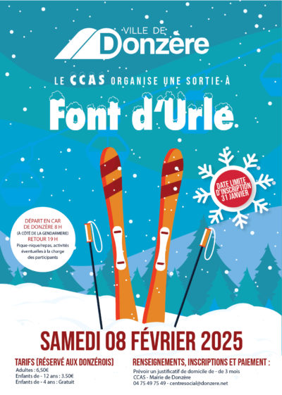 Invitation Ski - Font d'Urle