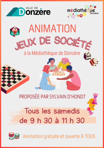 Jeux de Société à la médiathèque