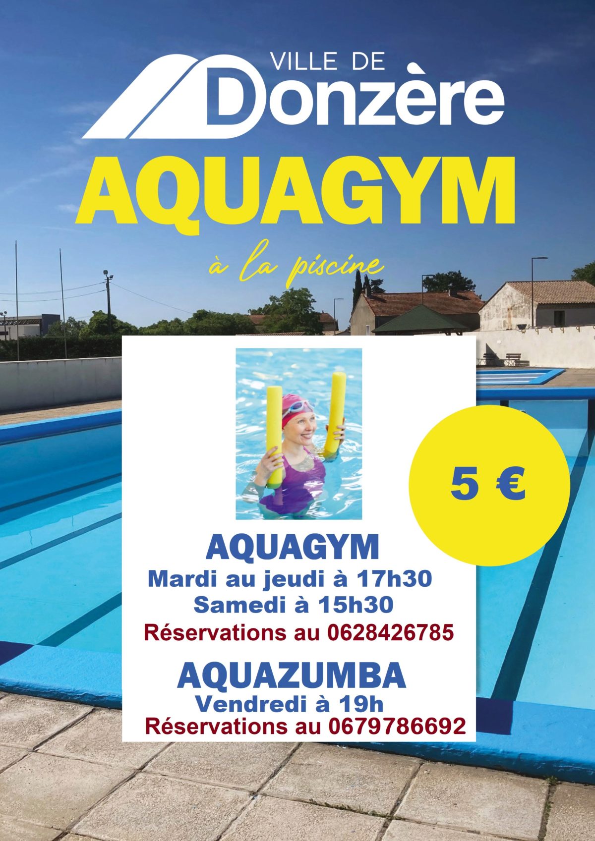 Cours de natation, aquagym et aquazumba