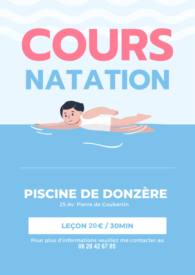 Cours de natation, aquagym et aquazumba