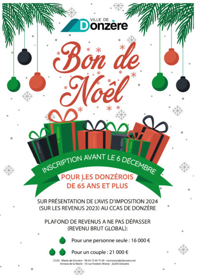 BONS DE NOËL - CCAS