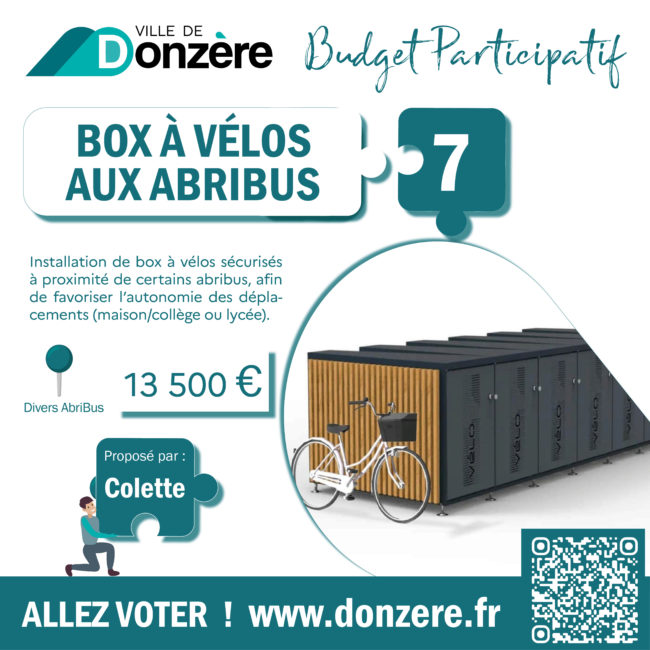 Box à vélos aux abrisbus