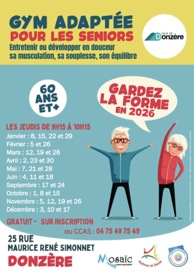 GYM ADAPTÉE pour les seniors