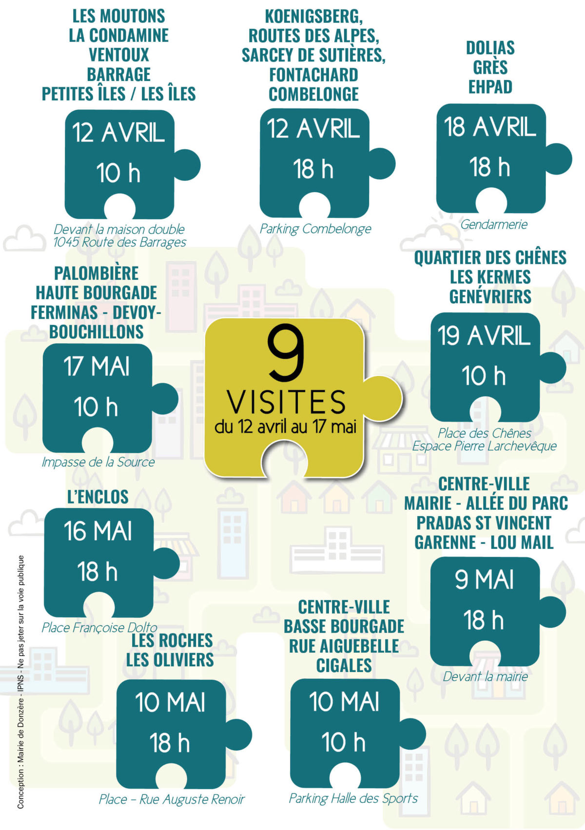 Les visites de quartiers reprennent pour une 5ᵉ édition à Donzère !