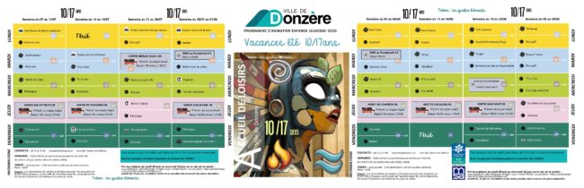 Programme d'Été 10-17 ans