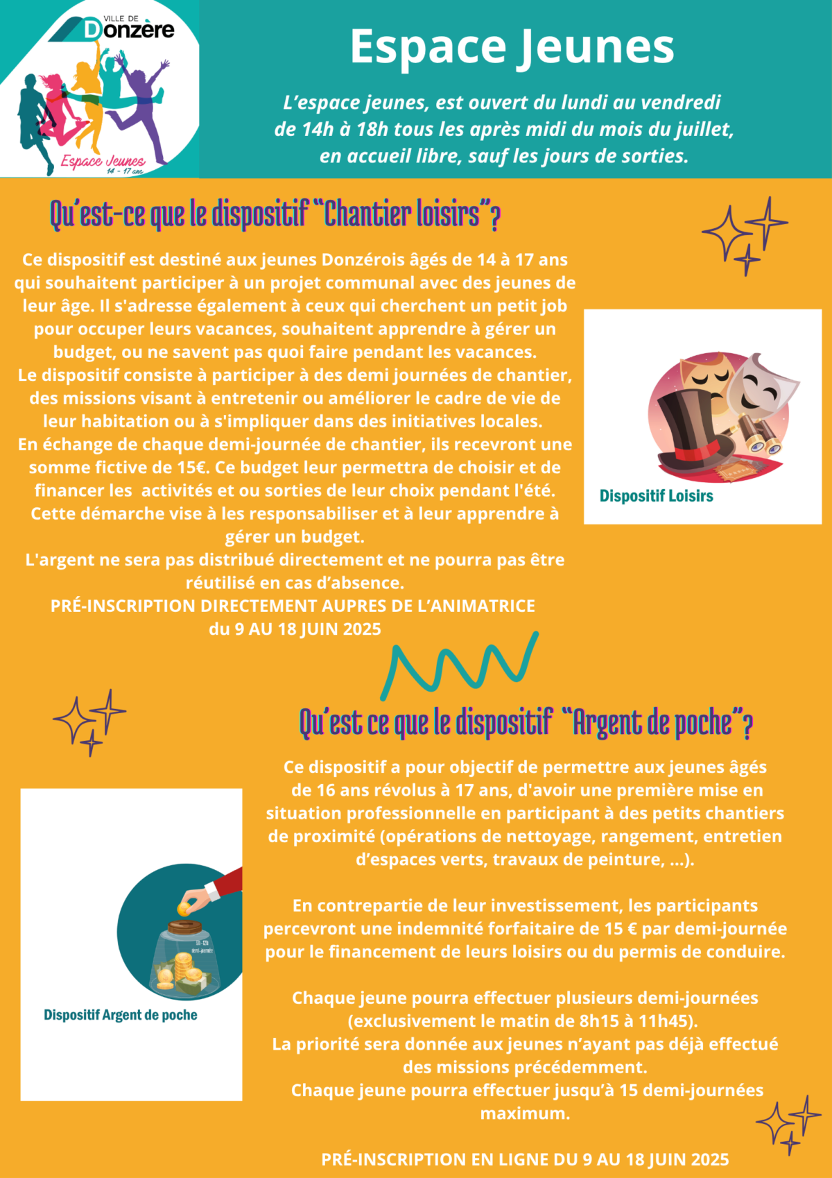 PROGRAMME ESPACE JEUNES 2025