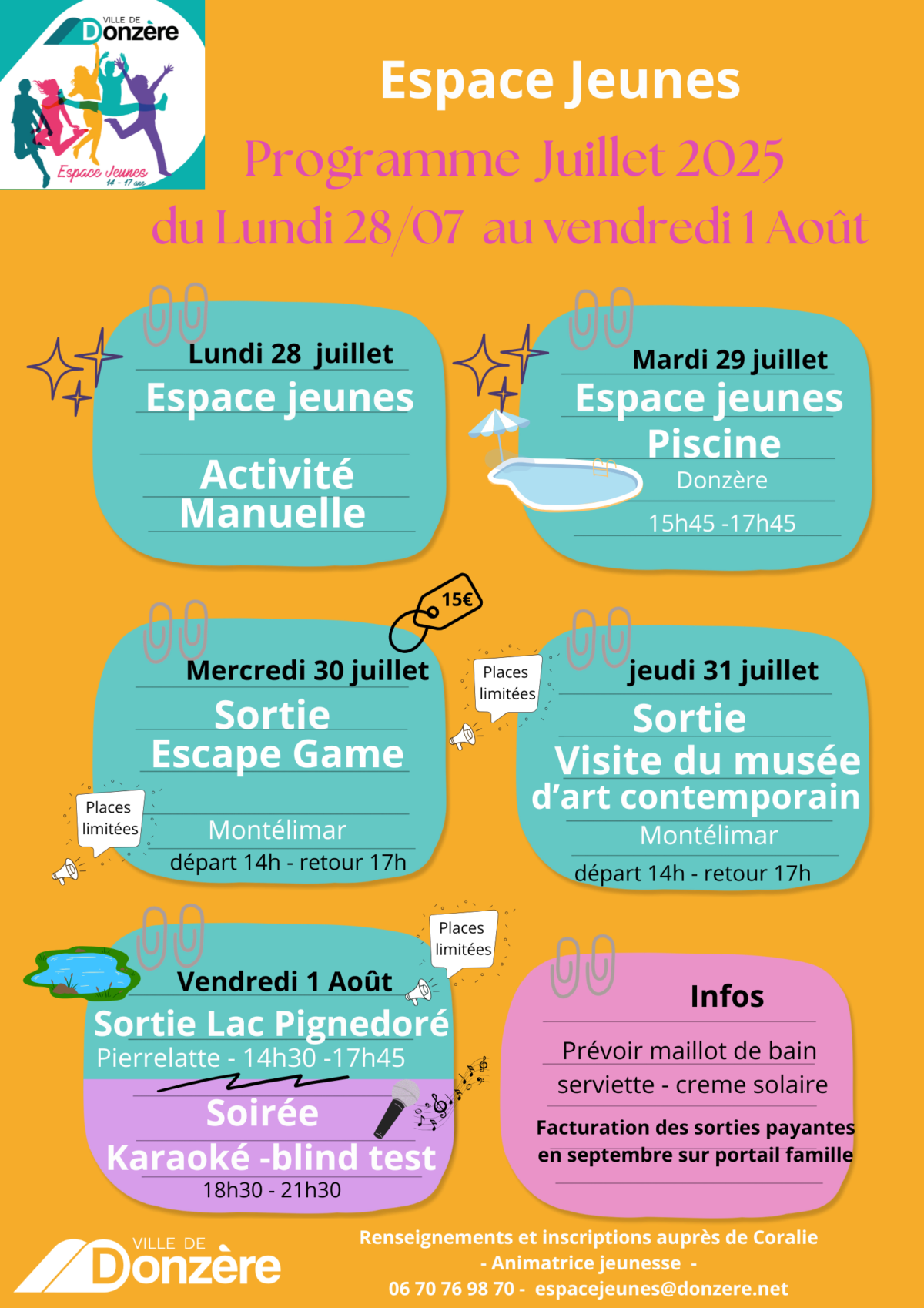 PROGRAMME ESPACE JEUNES 2025