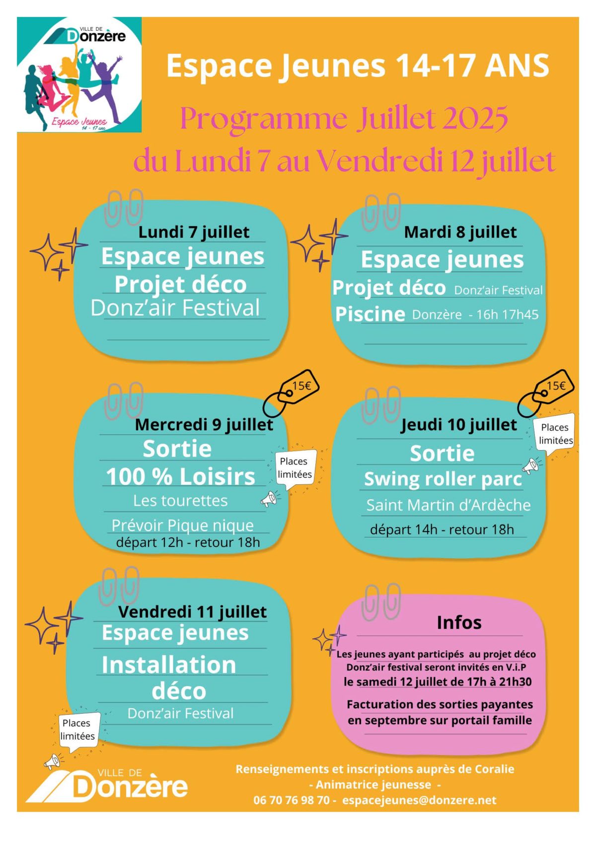 PROGRAMME ESPACE JEUNES 2025