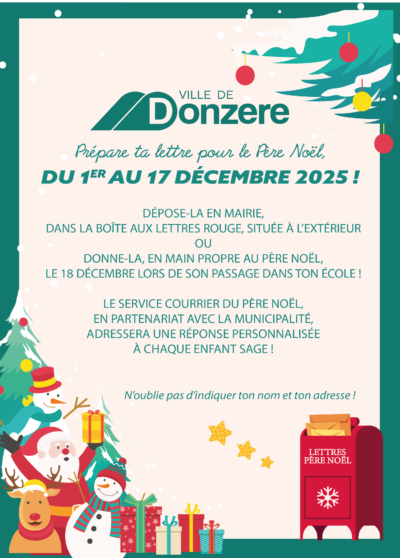 La boîte aux lettres du Père Noël arrive à Donzère !