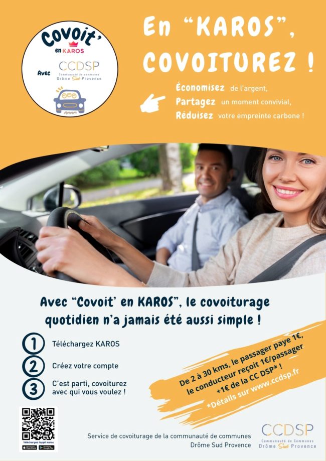 Co'voit avec Karros de la CCDSP